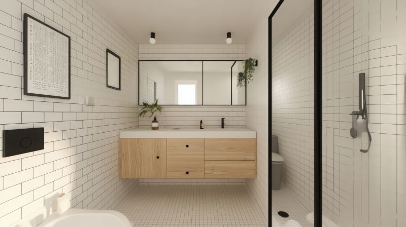 Floating Vanity with Under-Cabinet Lighting